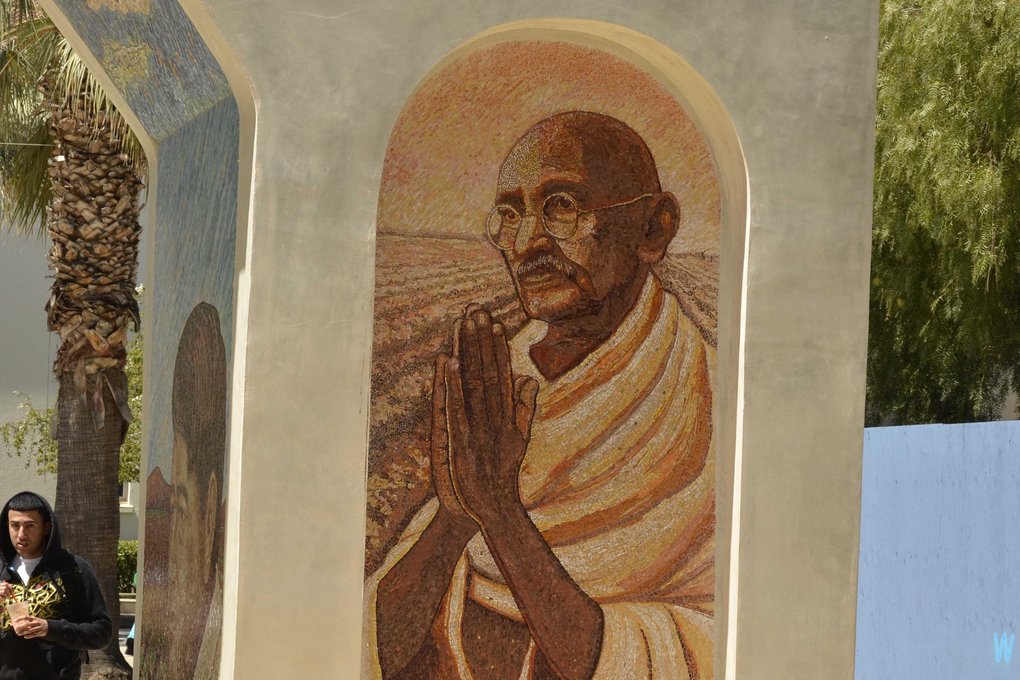 Ghandi Mural 