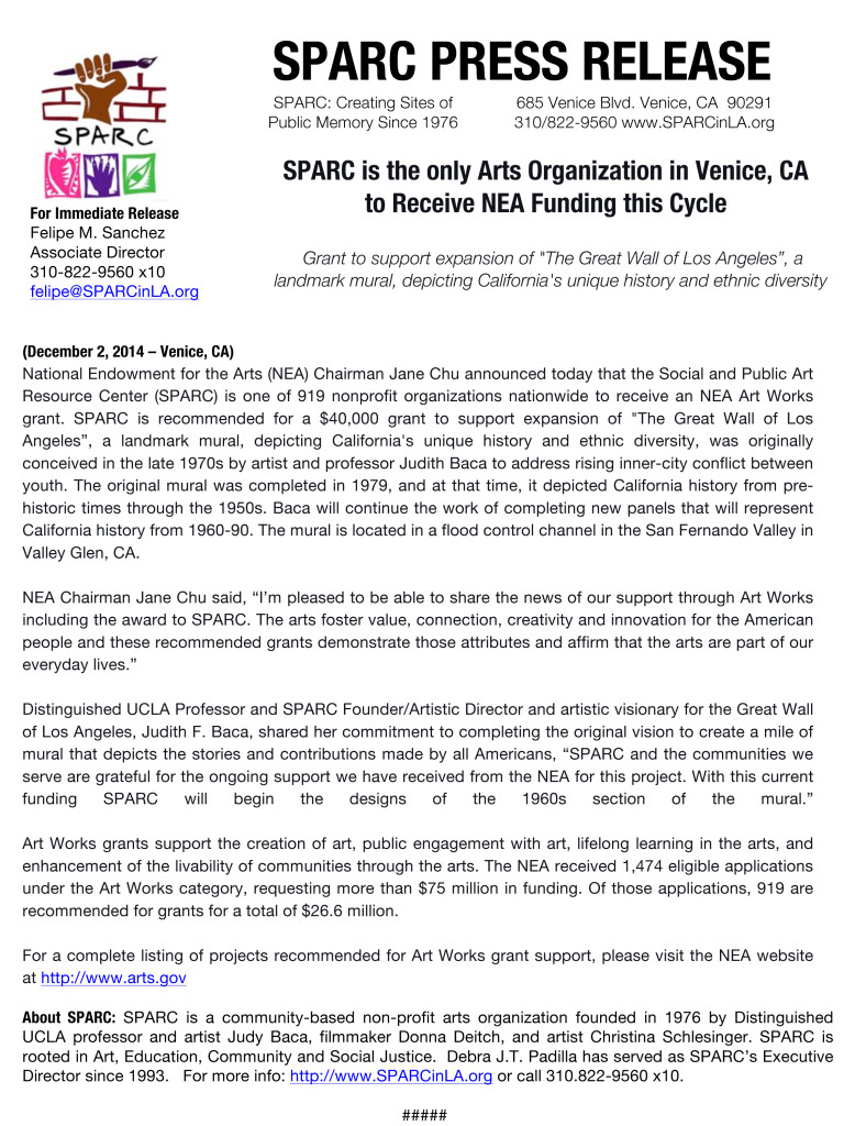 SPARC_NEA_2014_Announcement