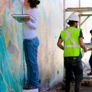 Hitting The Wall Mural Restoration 2013
