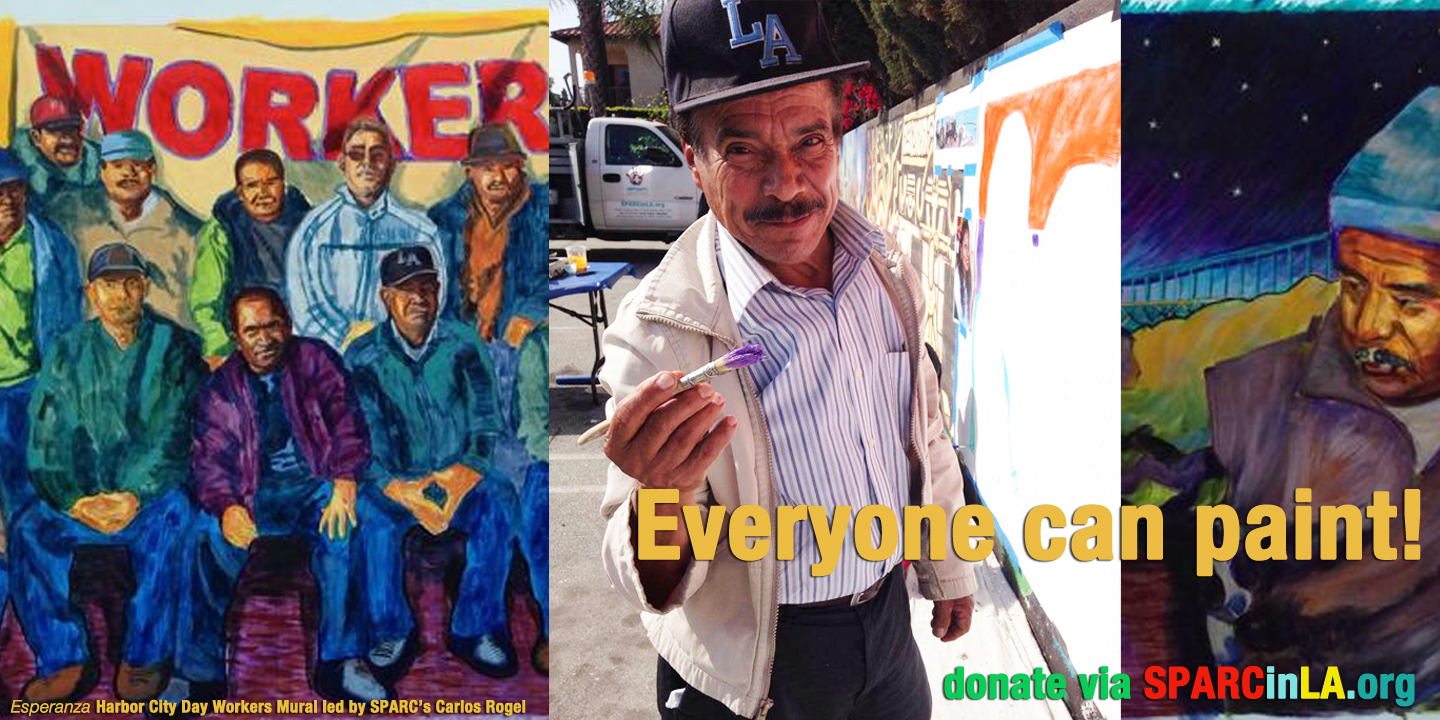 Easy Peasy – Just click DONATE to help SPARC do good and continue our work to keep the “public” in public art.
