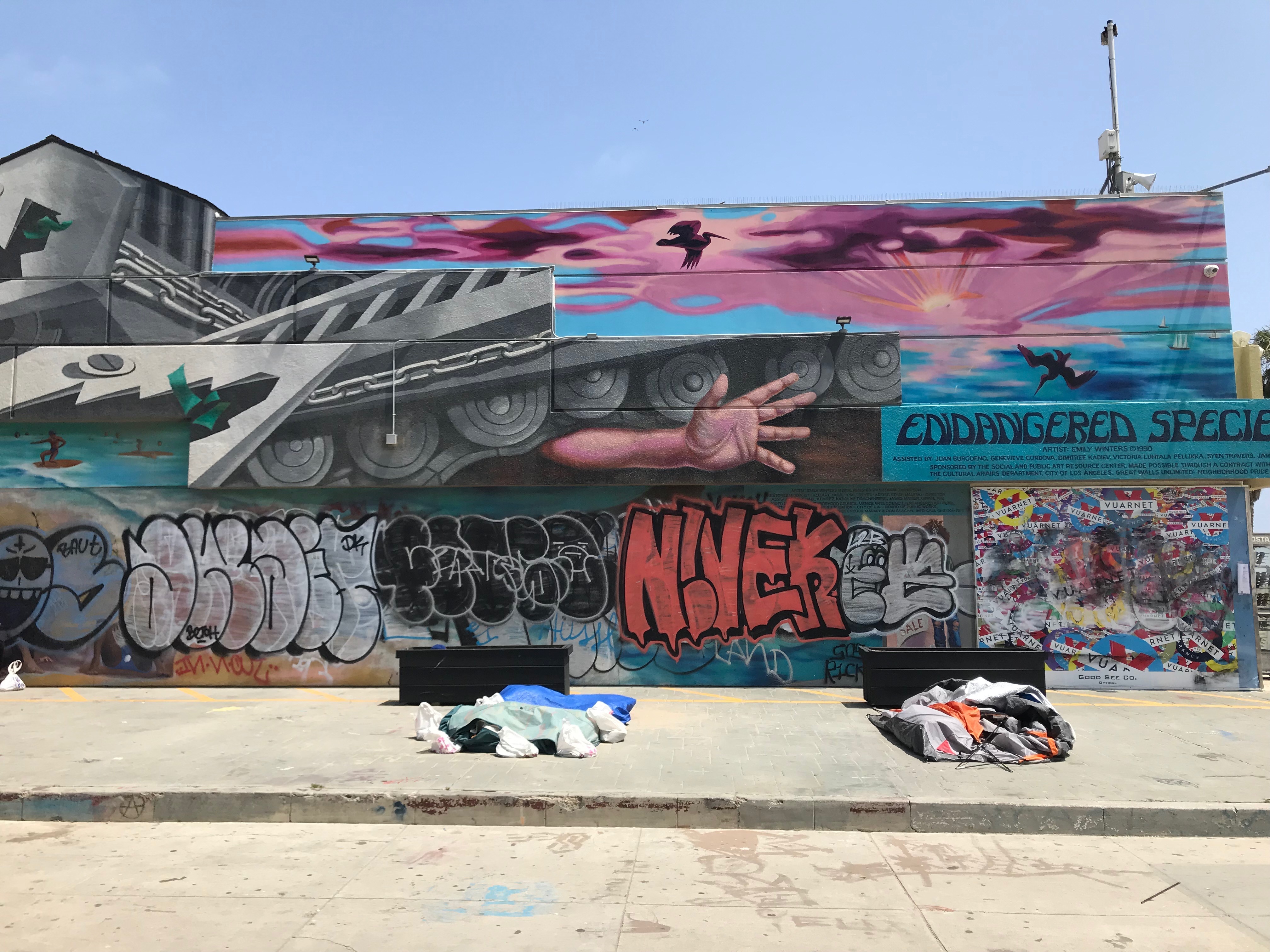 Venice Boardwalk Mural ‘Endangered Species’ by Emily Winters to Receive Needed Restoration